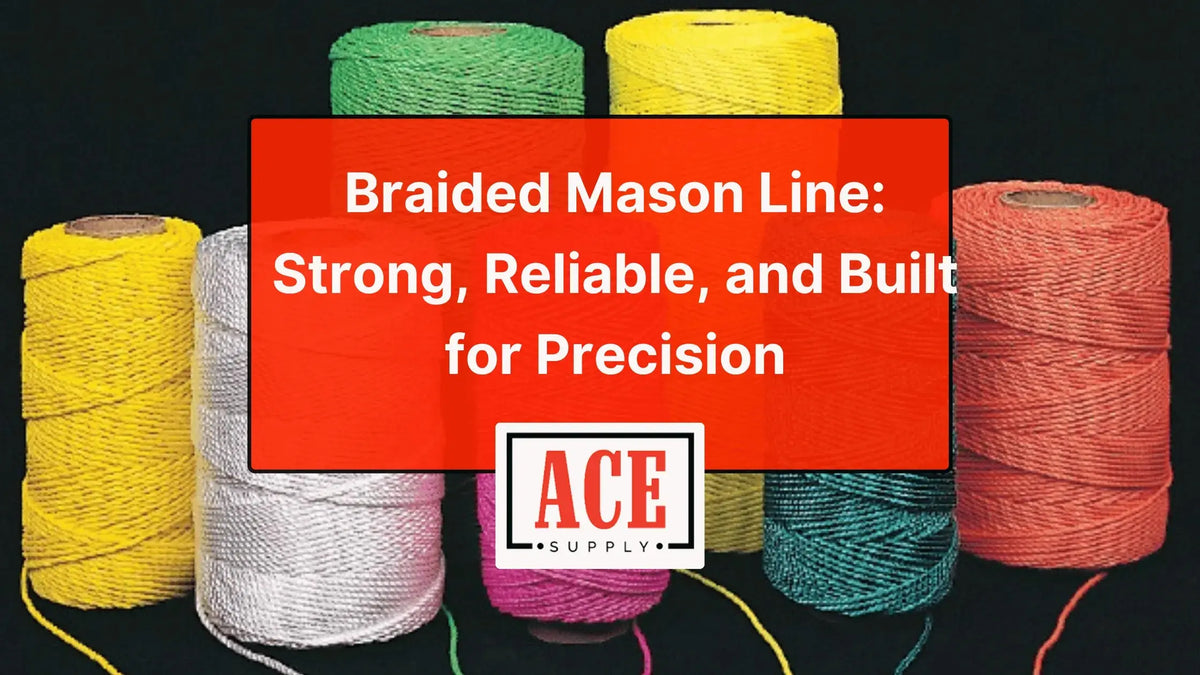 Mason Line Installation Braided Mason Line: Strong, Reliable, and Built for Precision — ACE Supply