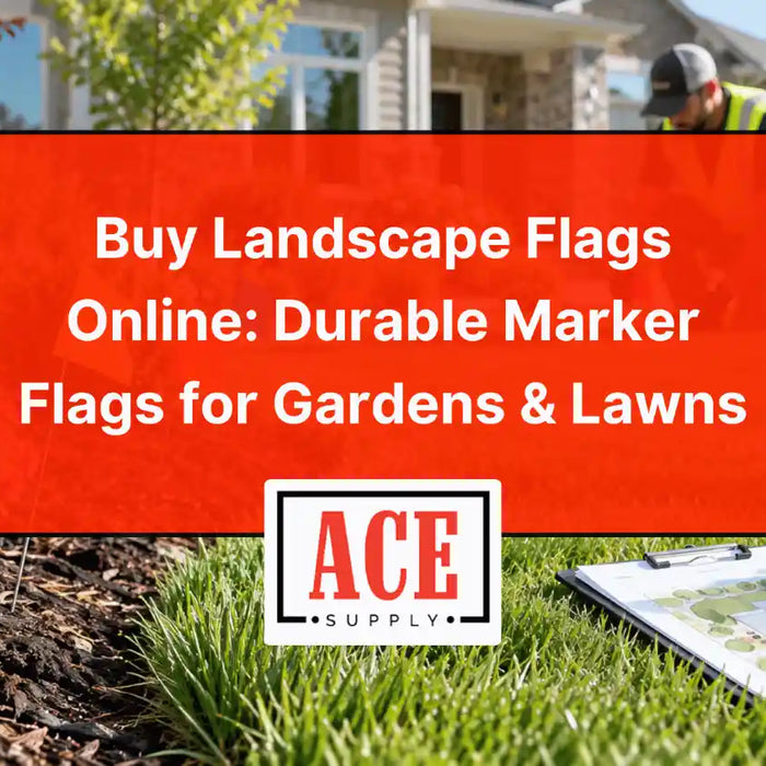 Buy Landscape Flags Online: Durable Marker Flags for Gardens & Lawns