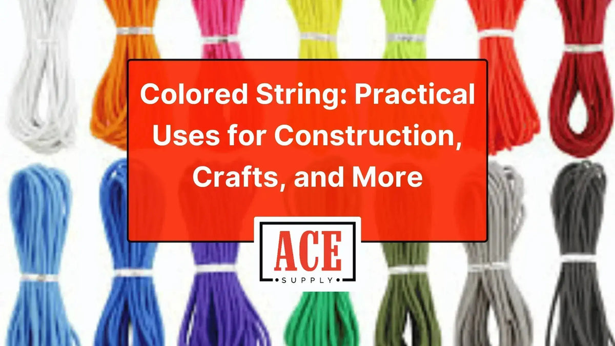 Colored String: Practical Uses for Construction, Crafts, and More — ACE ...