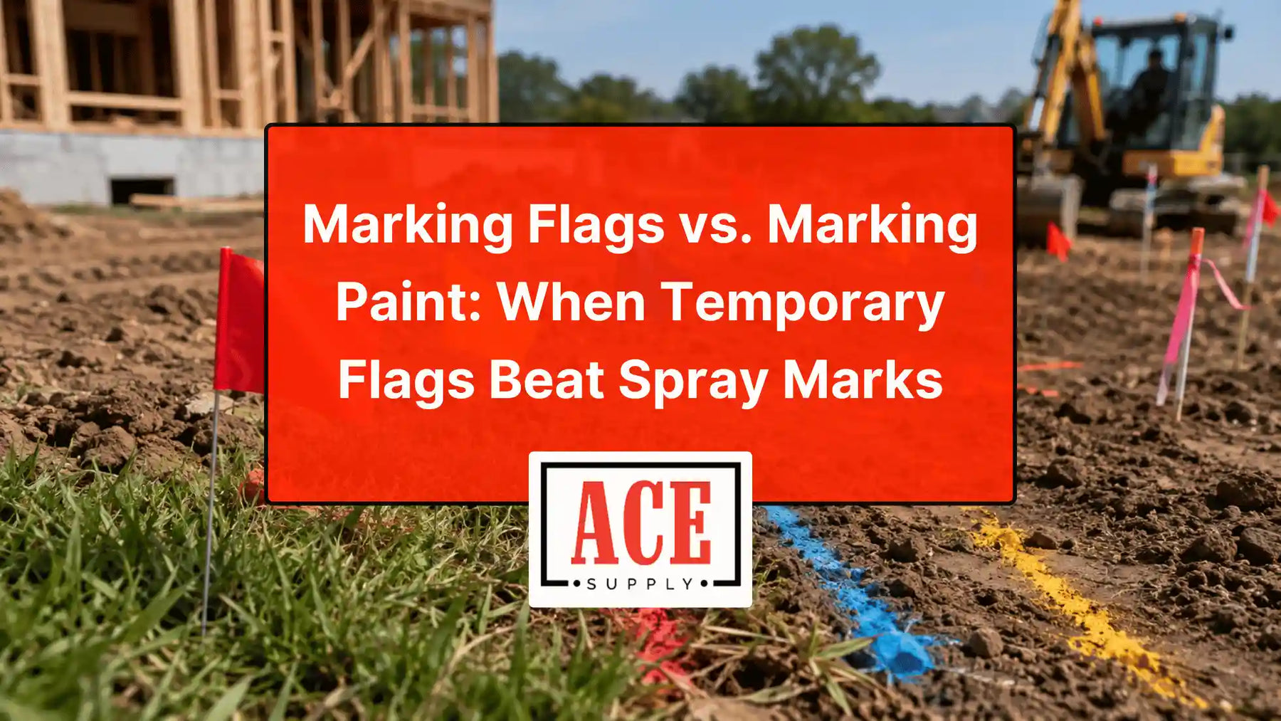 Marking Flags vs. Marking Paint: When Temporary Flags Beat Spray Marks