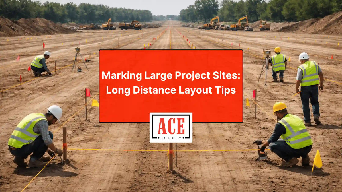 Large Site Marking Tips for Long Distance Layout Accuracy — ACE Supply