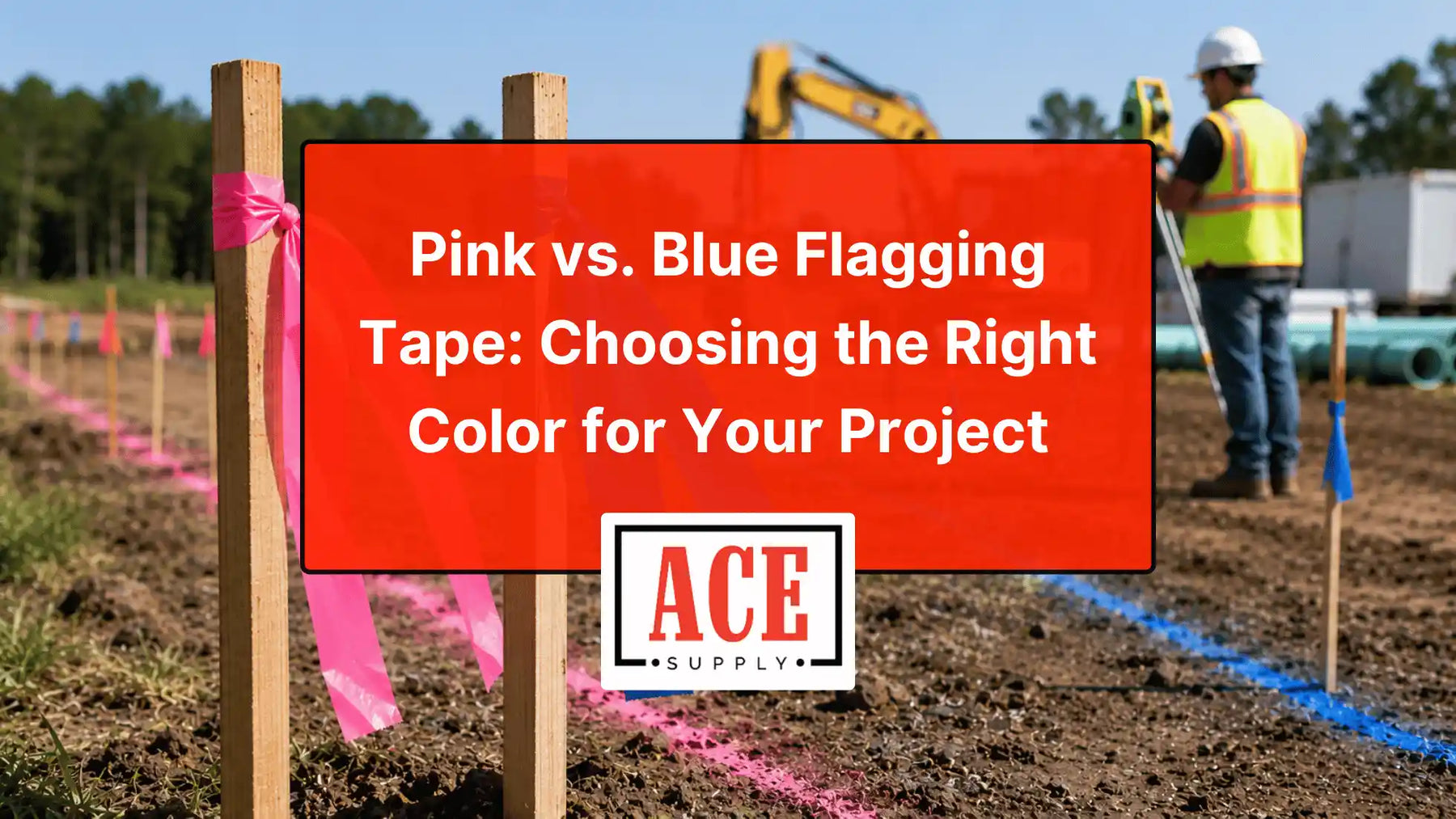 Pink vs. Blue Flagging Tape: Choosing the Right Color for Your Project