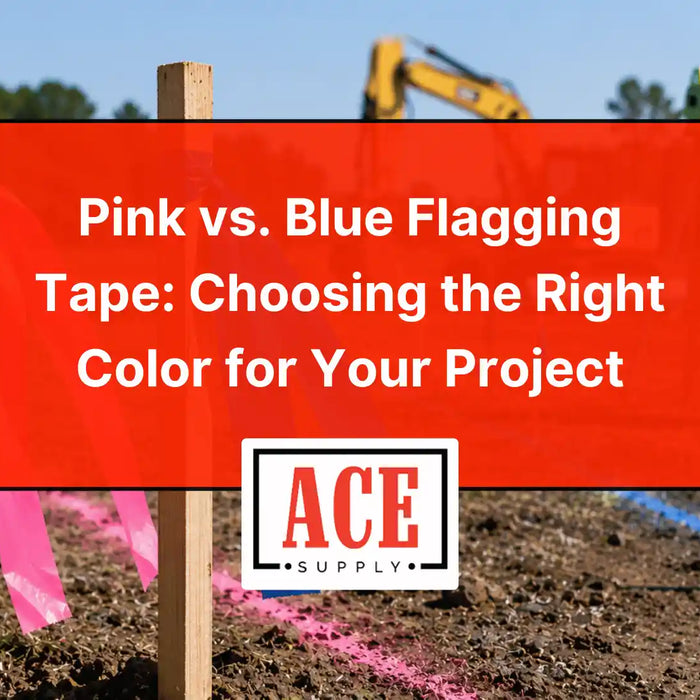 Pink vs. Blue Flagging Tape: Choosing the Right Color for Your Project