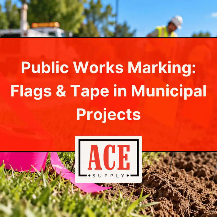 Public Works Marking: Flags & Tape in Municipal Projects