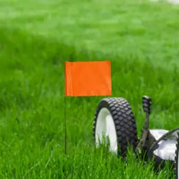 Marking Flag while mowing lawn