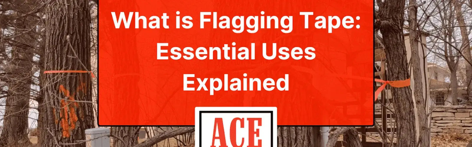 Flagging tape colors and their meanings — Ace Supply USA