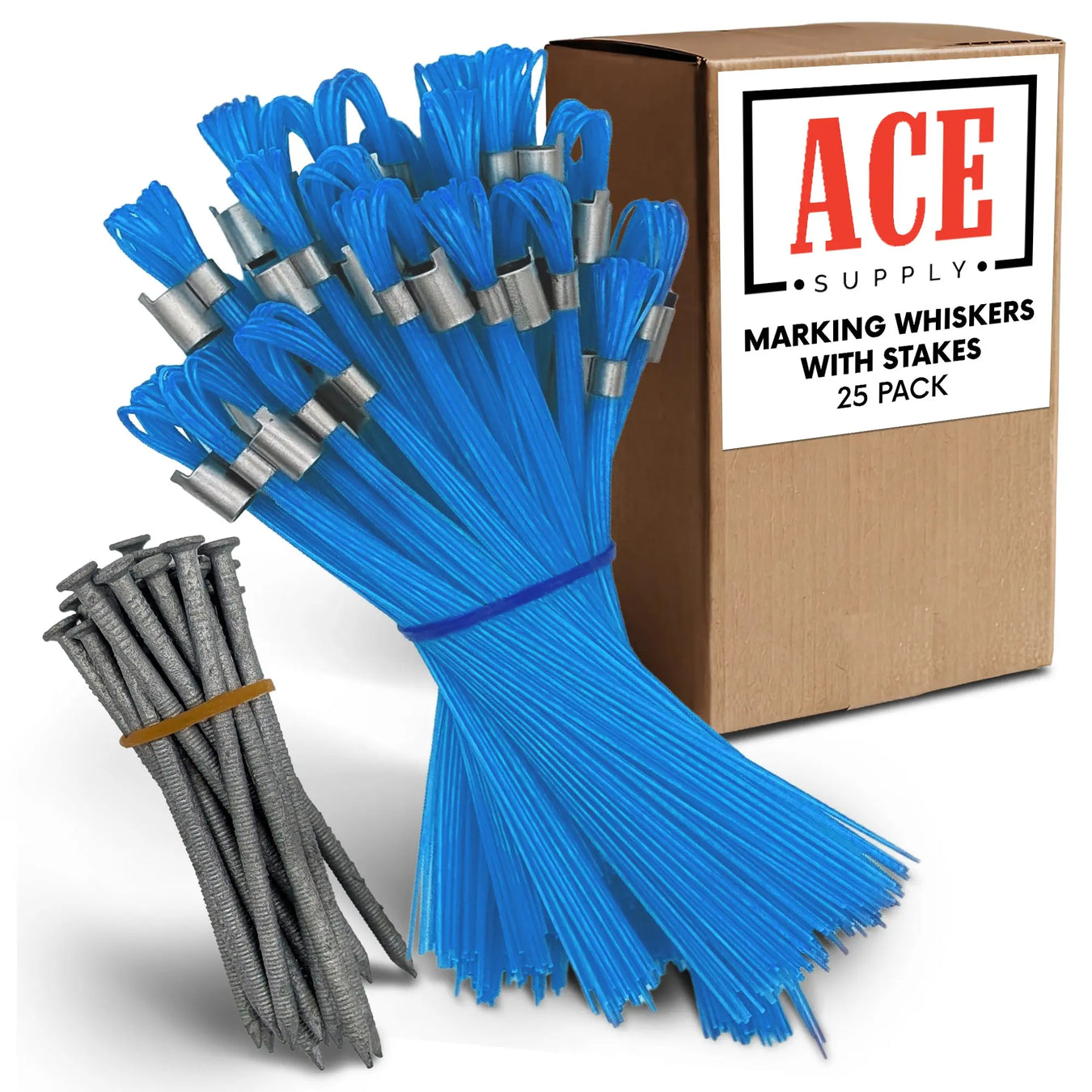 Marking-Whiskers-with-Stakes-25-Pack ACE Supply