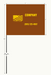 Custom marking flag - dimensions