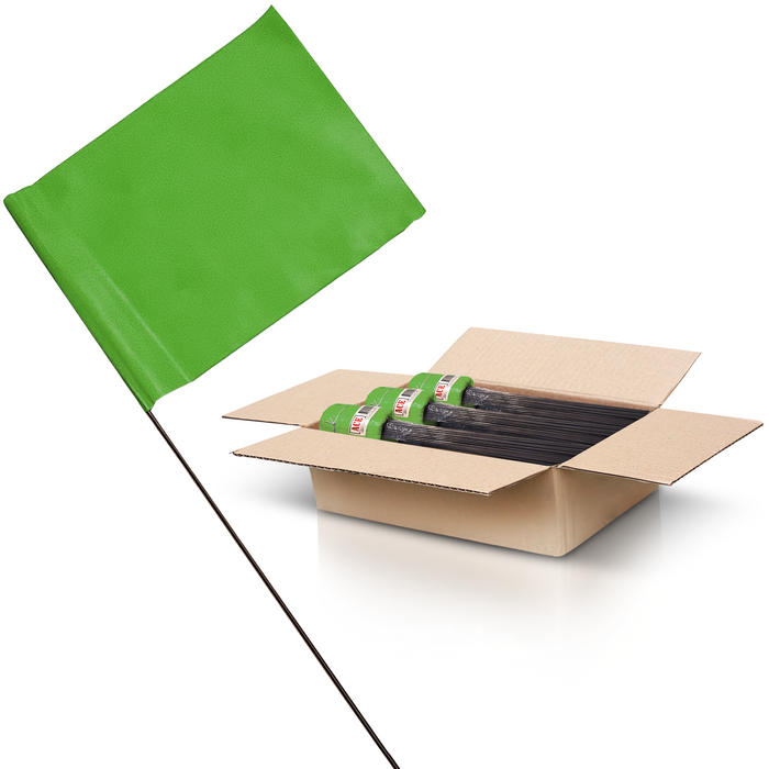 Green Marketing Flags 1,000 Pack