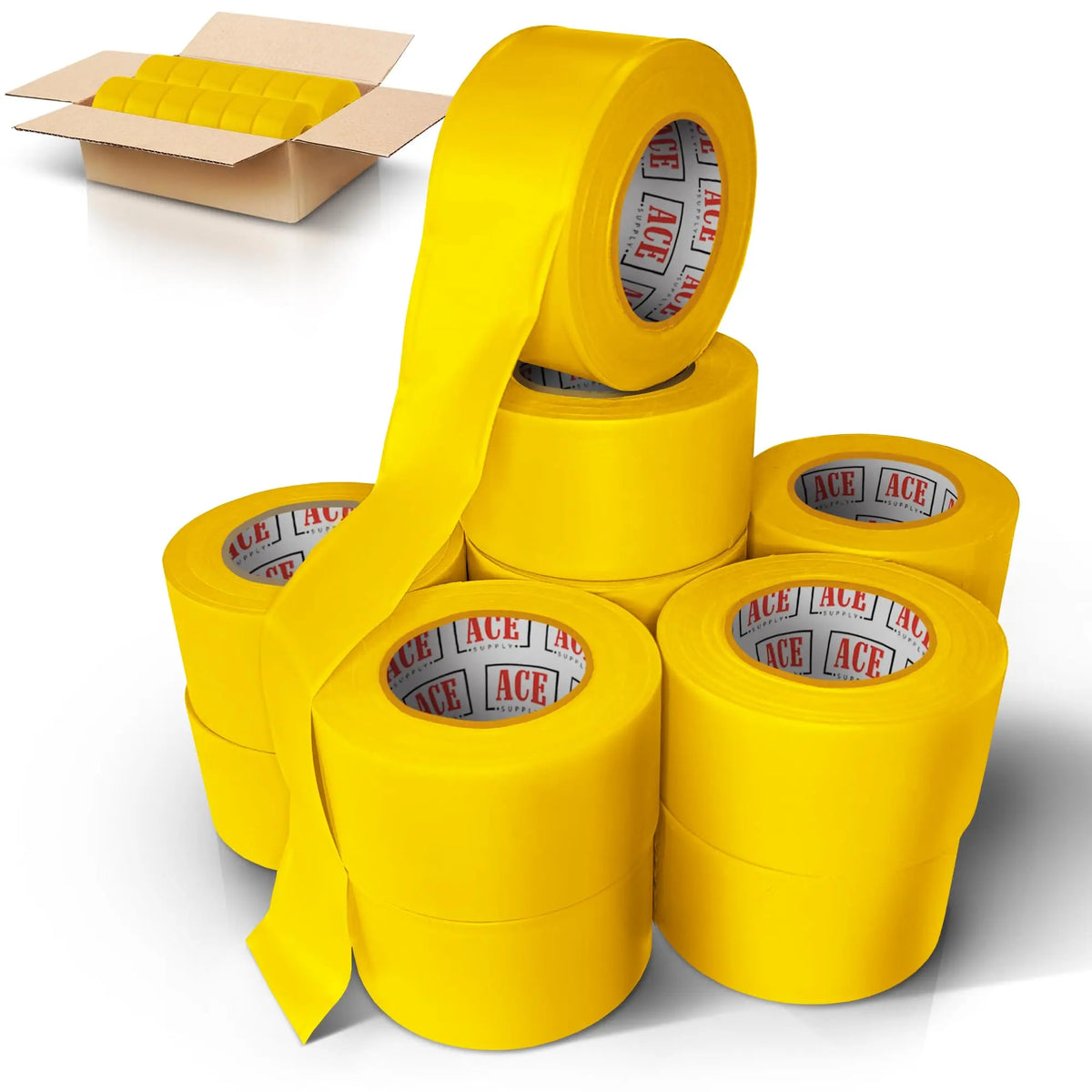 Buy Yellow Flagging Tape - Non-Adhesive & Durable — ACE Supply