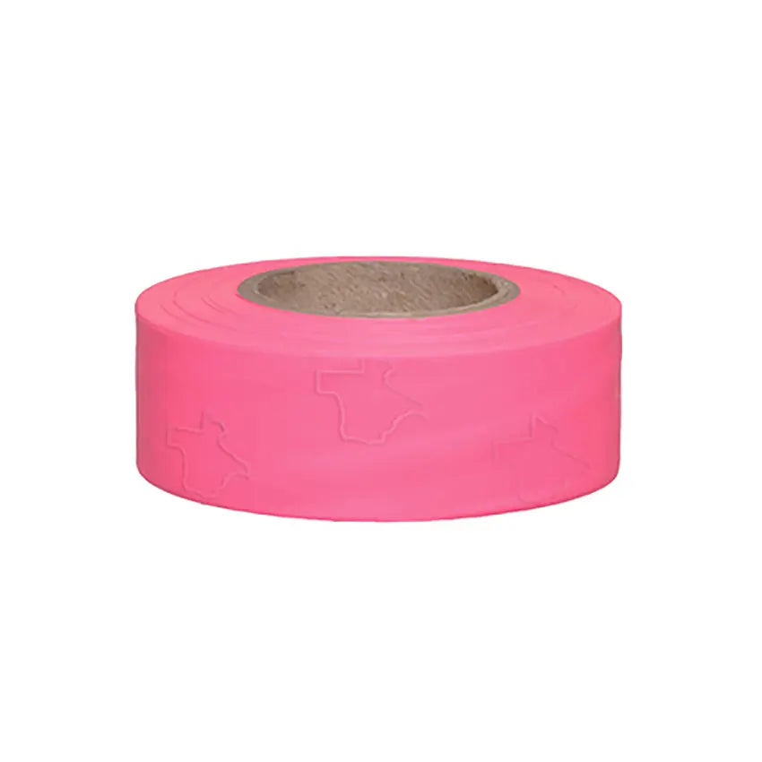 Presco Texas Flagging Tape - Pink Glo - 1 3/16