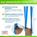 Blue Marking Whiskers - Easy Installation & Versatile Use