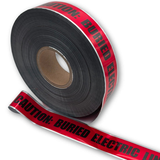 Buried Electrical Line Detectable Underground Tape - 2 Inch x 1000 Ft Length, 5 Mil ACE Supply