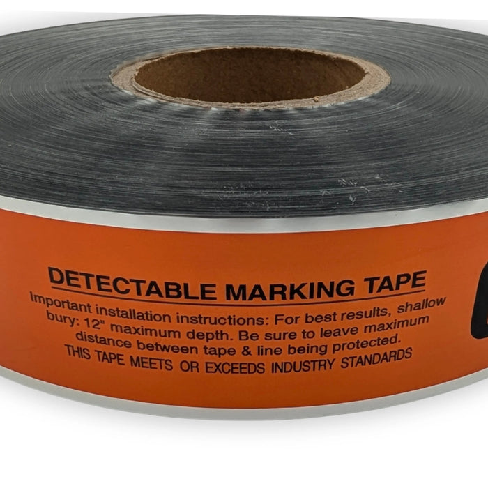 Buried Fiber Optic Line Detectable Underground Tape - 2 Inch x 1000 Ft Length, 5 Mil ACE Supply