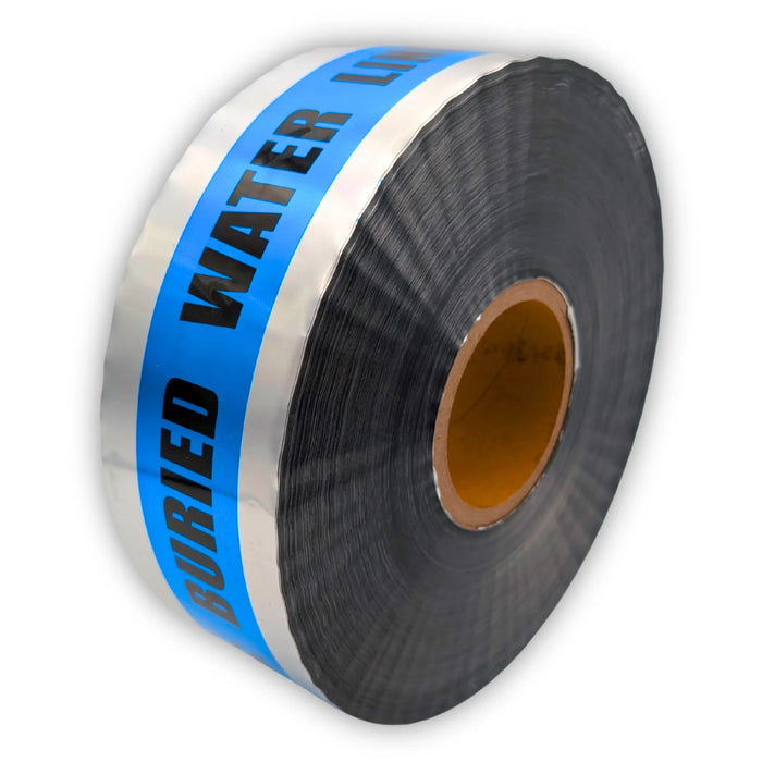 Buried Water Line Detectable Underground Tape - 3 Inch x 1000 Ft Length, 5 Mil ACE Supply