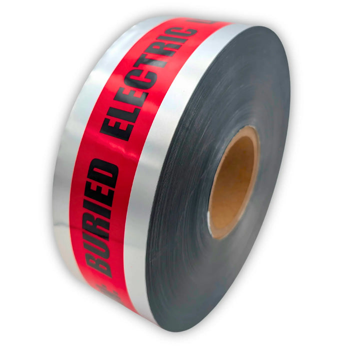 Buried Electrical Line Detectable Underground Tape - 3 Inch x 1000 Ft Length, 5 Mil ACE Supply