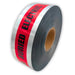 Buried Electrical Line Detectable Underground Tape - 3 Inch x 1000 Ft Length, 5 Mil ACE Supply