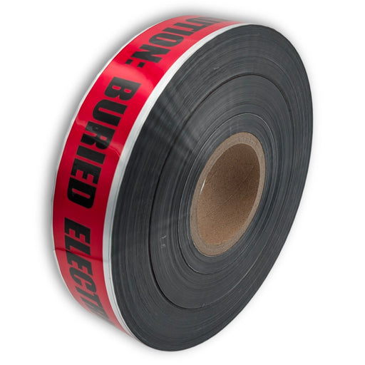 Buried Electrical Line Detectable Underground Tape - 2 Inch x 1000 Ft Length, 5 Mil ACE Supply
