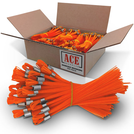 Orange Marking Whiskers 250 Pack