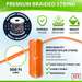 Premium Braided - Orange Mason Line String Line 500 Feet