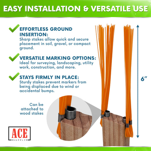 Orange Marking Whiskers - Easy Install