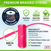 Premium Braided String - Pink Mason Line