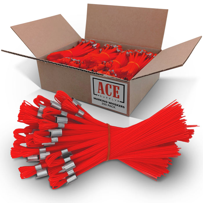 Red Marking Whiskers 250 Pack