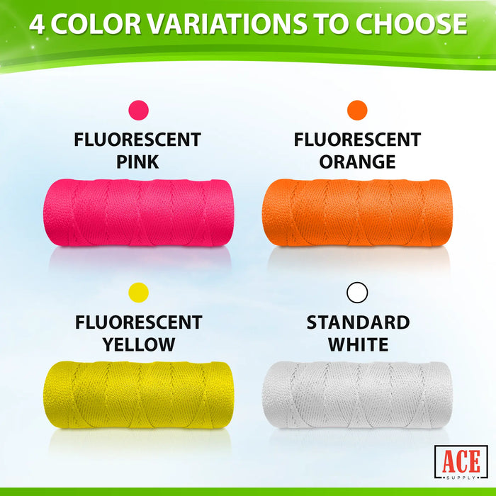 thumbnail image 2 of 6 Roll Ason Nylon String 500 Feet Nylon Twine Braided Twine String 2 of 13