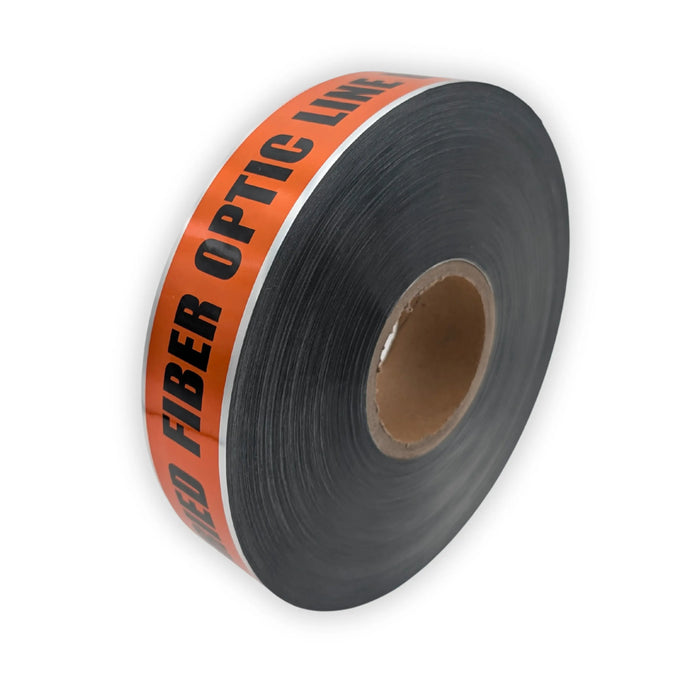 Buried Fiber Optic Line Detectable Underground Tape - 2 Inch x 1000 Ft Length, 5 Mil ACE Supply