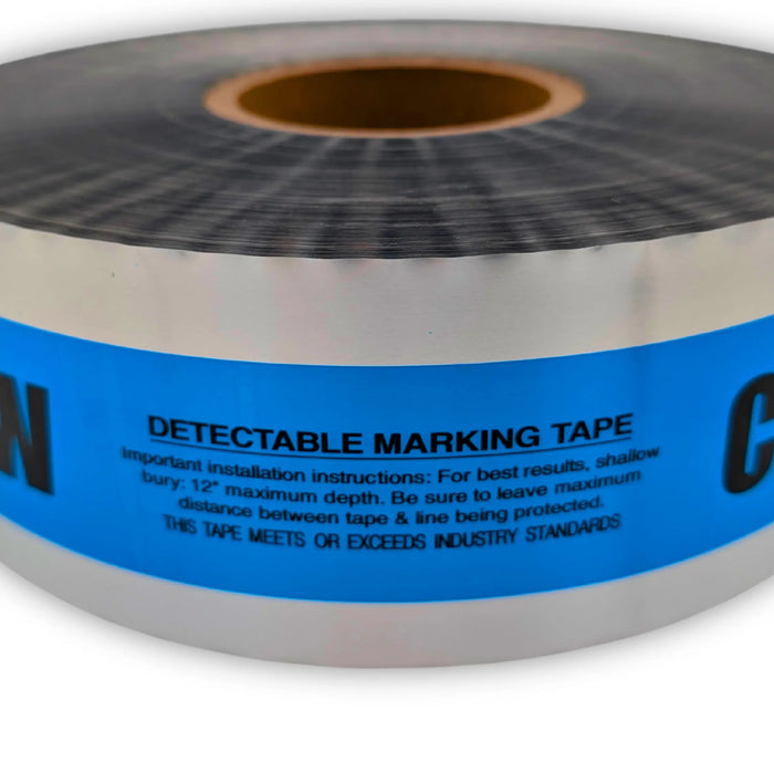 Buried Water Line Detectable Underground Tape - 3 Inch x 1000 Ft Length, 5 Mil ACE Supply