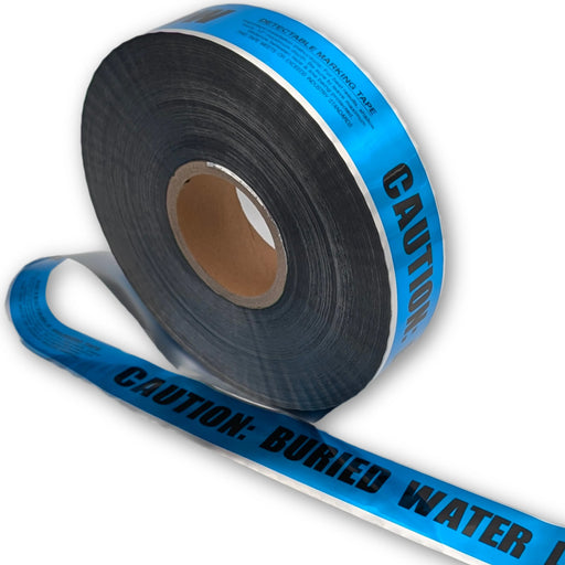 Buried Water Line Detectable Underground Tape - 2 Inch x 1000 Ft Length, 5 Mil ACE Supply