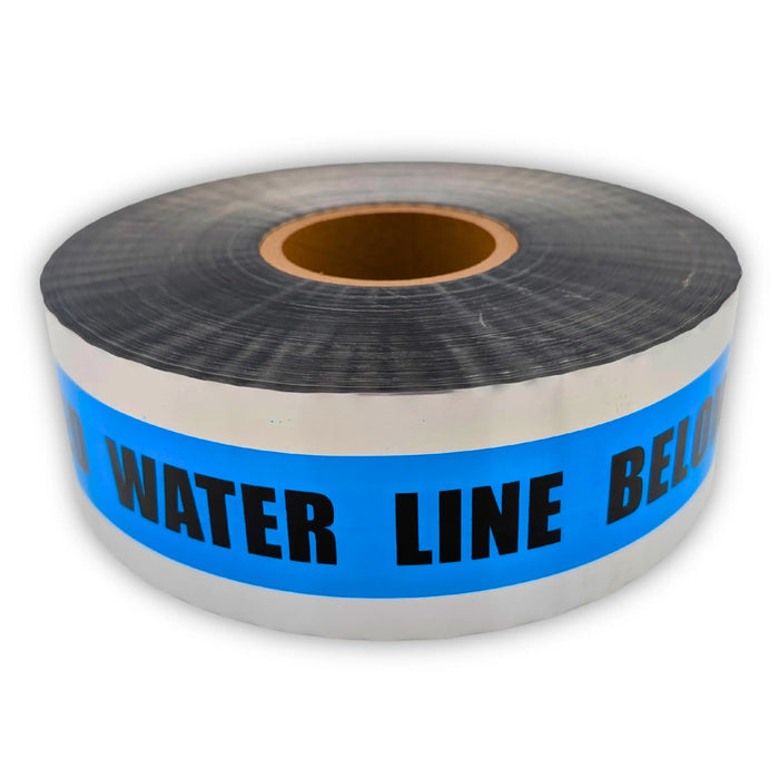 Buried Water Line Detectable Underground Tape - 3 Inch x 1000 Ft Length, 5 Mil ACE Supply