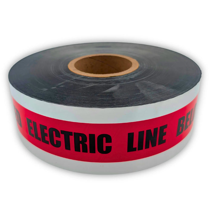 Buried Electrical Line Detectable Underground Tape - 3 Inch x 1000 Ft Length, 5 Mil ACE Supply