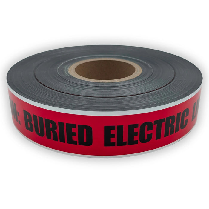 Buried Electrical Line Detectable Underground Tape - 2 Inch x 1000 Ft Length, 5 Mil ACE Supply