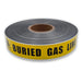 Buried Gas Line Detectable Underground Tape - 2 Inch x 1000 Ft Length, 5 Mil ACE Supply