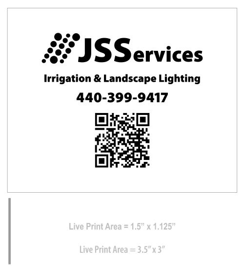 Custom Marking Flag - JSServices - 4x5x21 Inch - Blue Glo Flag - Black Ink