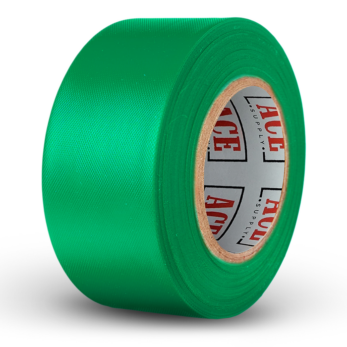 Green Flagging Tape 12 Pack - Non-Adhesive - 1.5" Width, 150' Length, 2 Mil