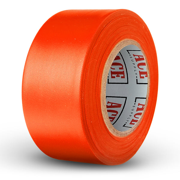 Orange Flagging Tape 12 Pack - Non-Adhesive - 1.5" Width, 150' Length, 2 Mil